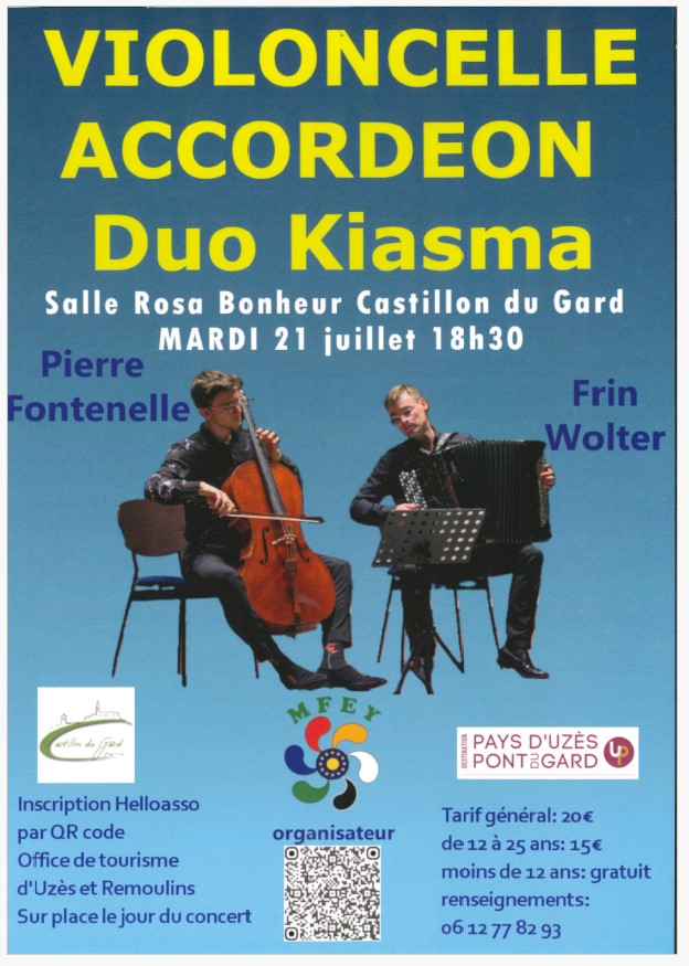 AFFICHE CONCERT VIOLONCELLE