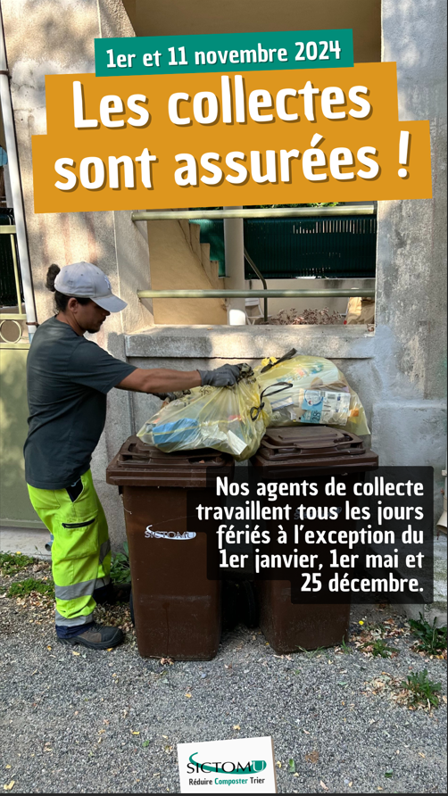 Collectes dchets 1 et 11 novembre