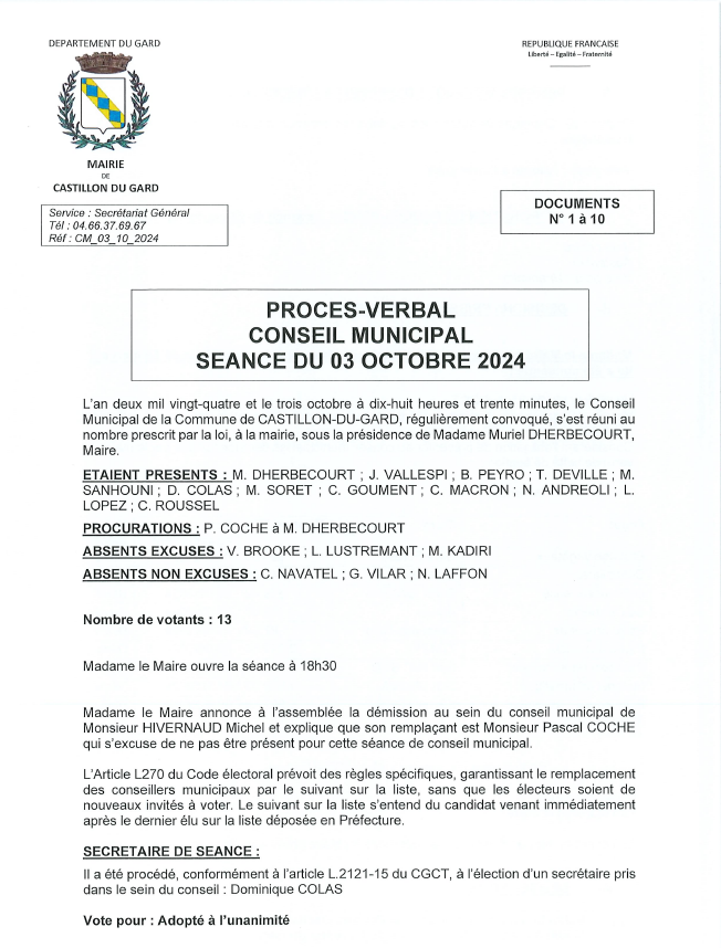 Procs verbal page 1 03 octobre 2024